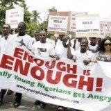 Nigerian youths protest