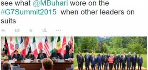 Gabriel Enoch comment on Buhari's dress to G7 2015 summit